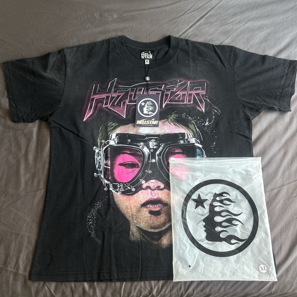 Hellstar “The Future” T XL (Blk/Pnk) - Picture 1 of 4